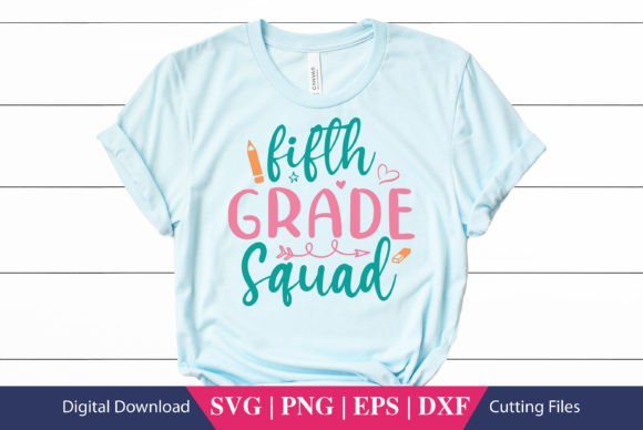 Fifth Grade Squad School SVG Cut File Review