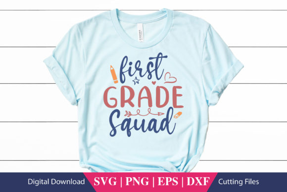 First Grade Squad School SVG Cut File Review