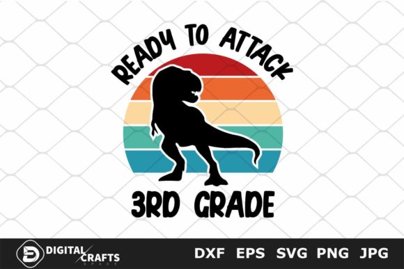 I'm Ready to Crush 3rd Grade, School SVG