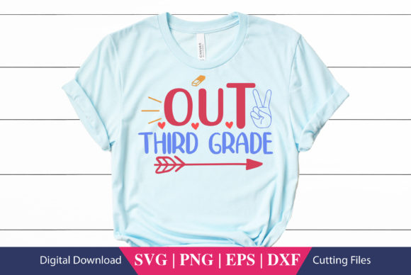 Out Third Grade School SVG File Review