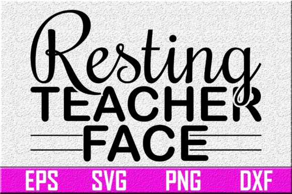 Resting Teacher Face SVG: An Embroidery Review