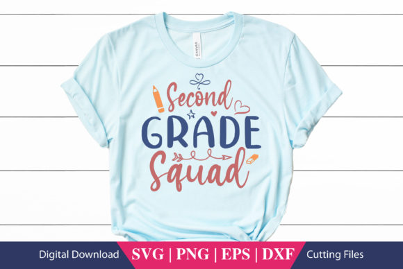 Second Grade Squad School SVG Cut File Review