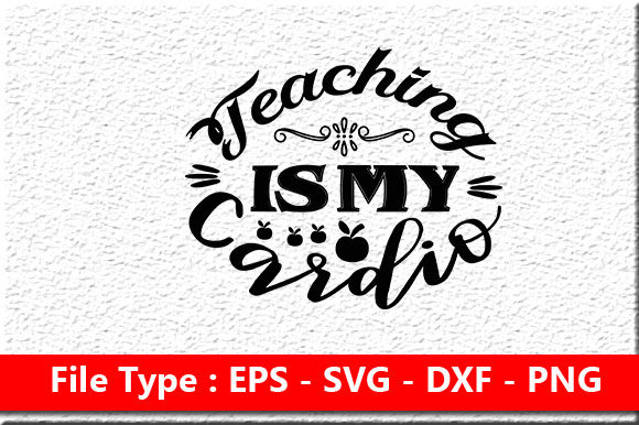 Teacher Svg Design: Teaching is MY Card Review