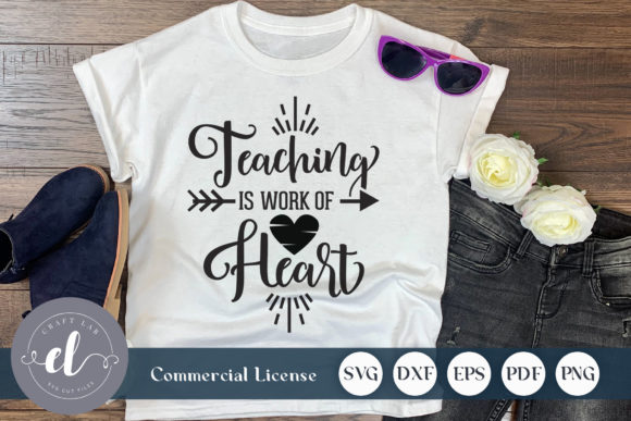 Teaching is Work of Heart, Teacher SVG Review
