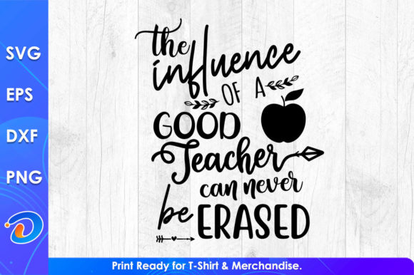 The Influence of a Good Teacher SVG File